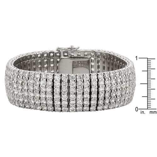 Cubic Zirconia Elegance Formal Bracelet