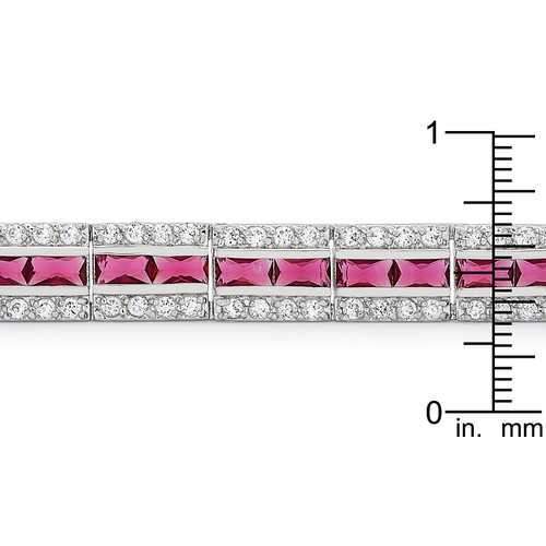 Balboa Red Cubic Zirconia Bracelet