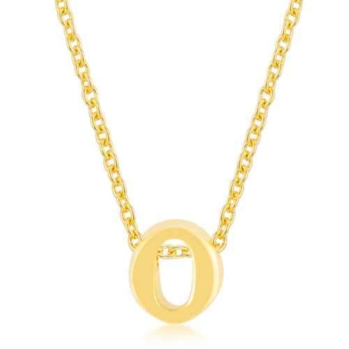 Golden Initial O Pendant