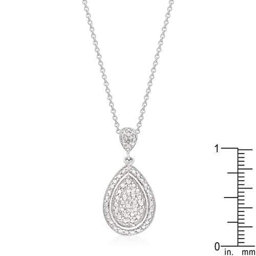 Teardrop Crest Pendant