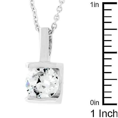 8 mm Zircon Pendant