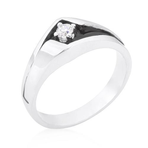 Two-Tone Sleek Men's Ring