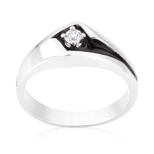 Two-Tone Sleek Men's Ring